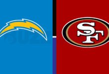los angeles chargers vs 49ers match player stats