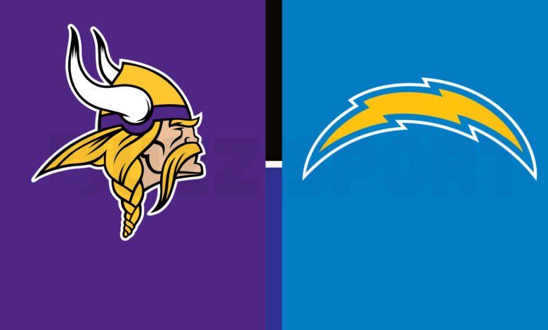 minnesota vikings vs chargers match player stats