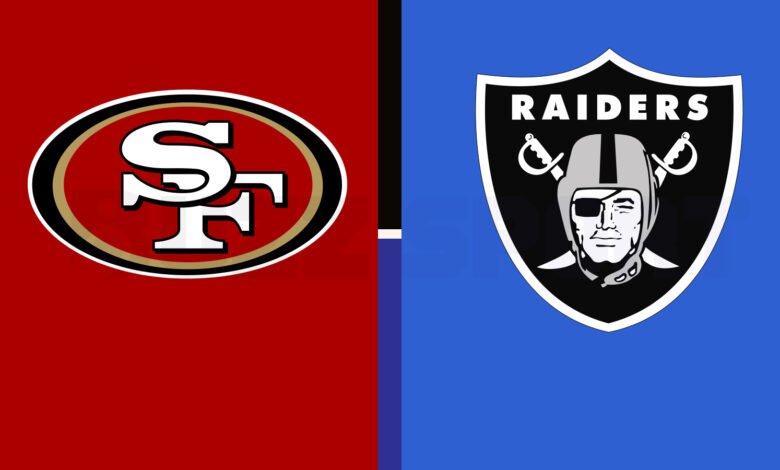 49ers vs las vegas raiders match player stats