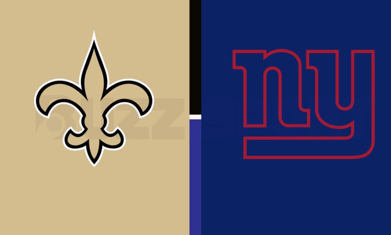new orleans saints vs new york giants match player stats