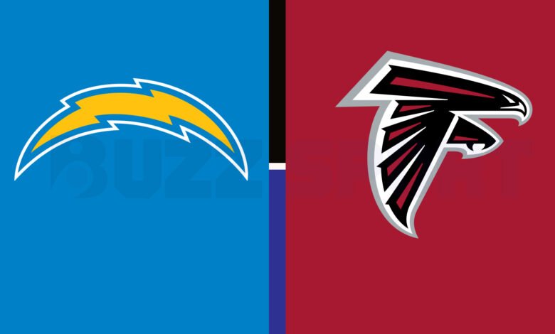 chargers vs atlanta falcons match player stats