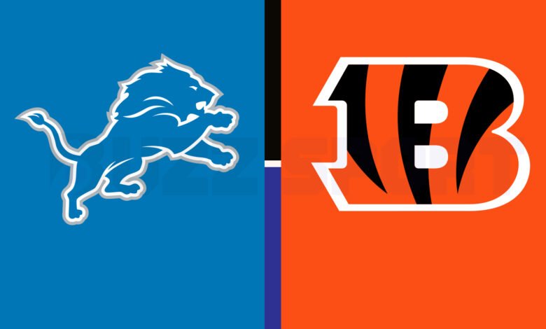 detroit lions vs bengals match player stats