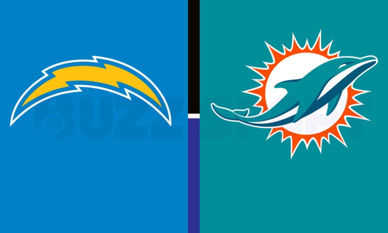 chargers vs miami dolphins match player stats