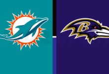 miami dolphins vs baltimore ravens match player stats