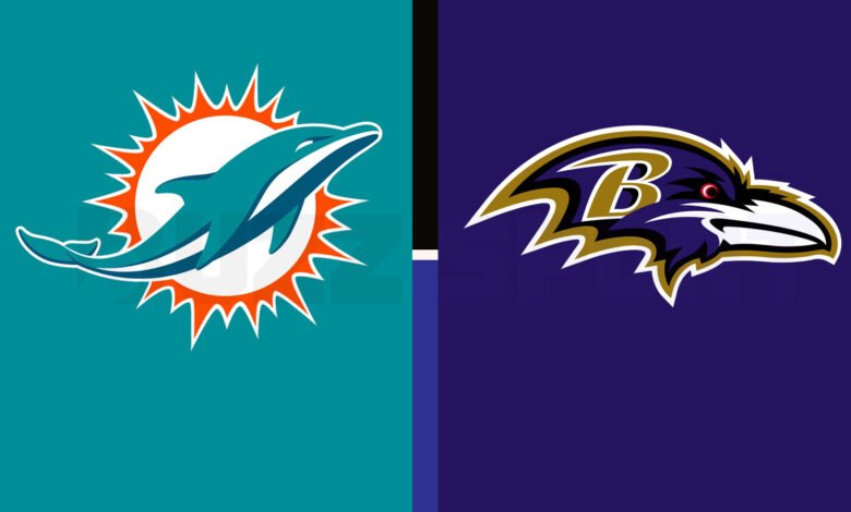 miami dolphins vs baltimore ravens match player stats