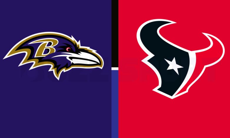 baltimore ravens vs texans match player stats