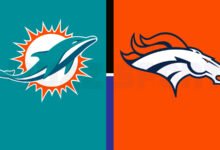 miami dolphins vs denver broncos match player stats