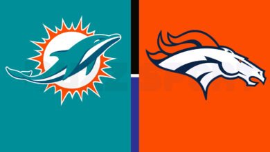miami dolphins vs denver broncos match player stats