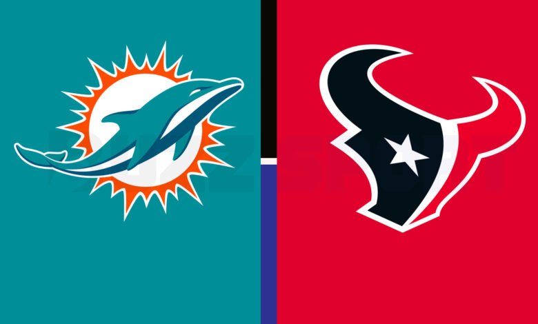 miami dolphins vs texans match player stats