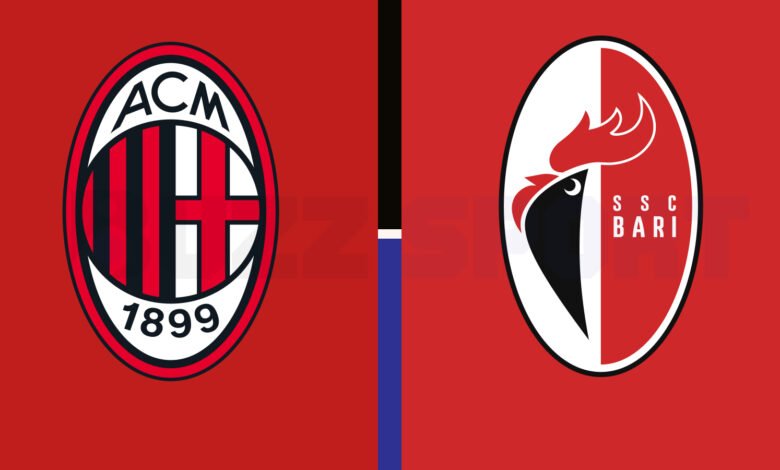 ac milan vs ssc bari timeline