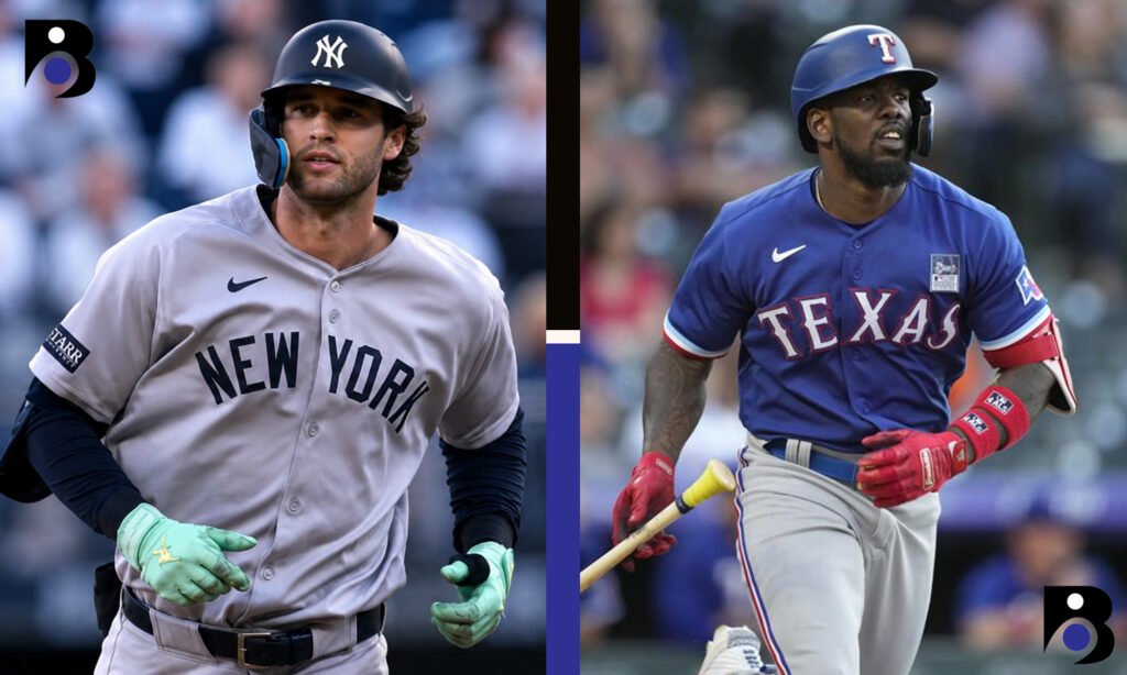 new york yankees vs texas rangers match player stats