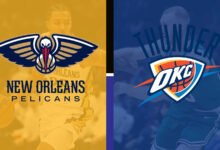 new orleans pelicans vs oklahoma city thunder match player stats