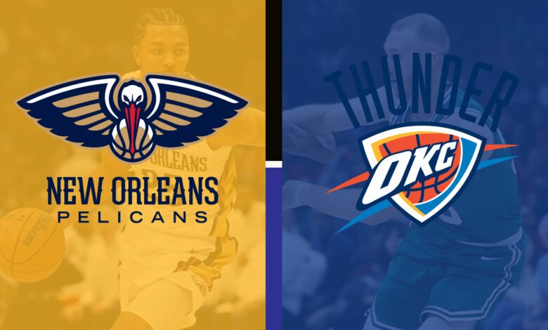 new orleans pelicans vs oklahoma city thunder match player stats
