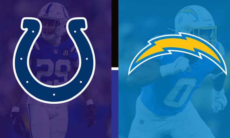 colts vs chargers match player stats