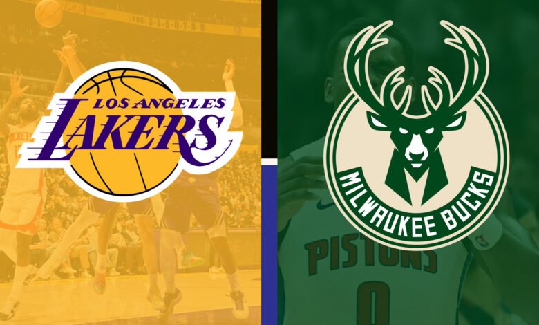lakers vs milwaukee bucks match player stats
