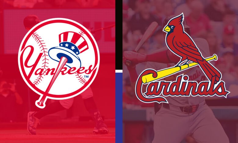 new york yankees vs st louis cardinals match player stats