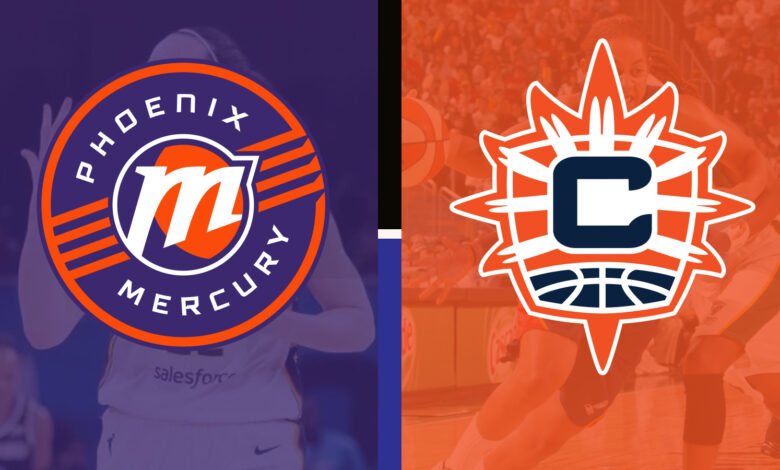phoenix mercury vs connecticut sun match player stats