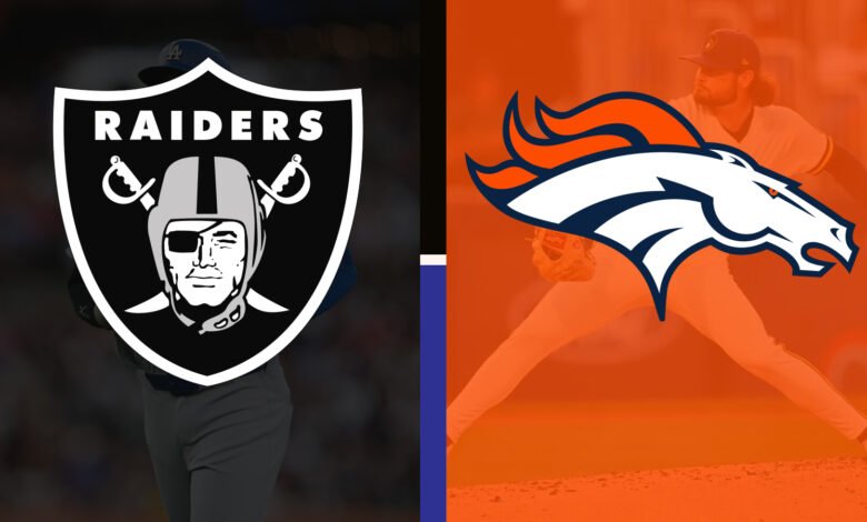 las vegas raiders vs denver broncos match player stats