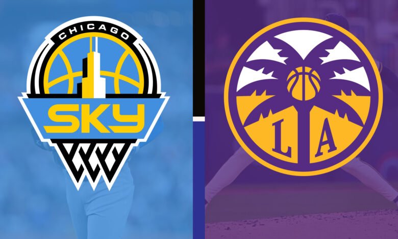 chicago sky vs los angeles sparks match player stats