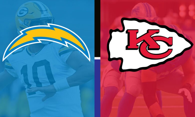 chargers vs kansas city chiefs match player stats