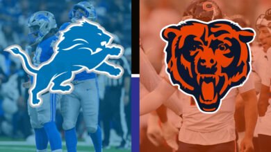 detroit lions vs chicago bears match player stats