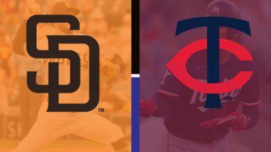 padres vs minnesota twins match player stats