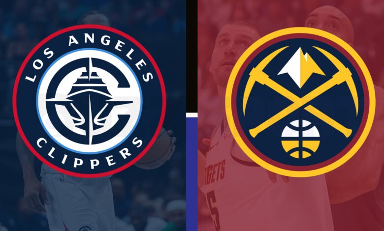 la clippers vs denver nuggets match player stats