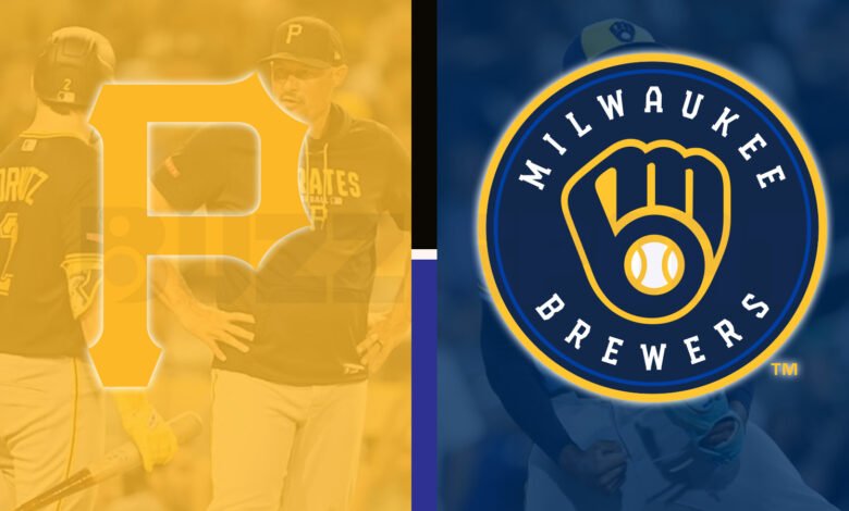 pittsburgh pirates vs milwaukee brewers match player stats