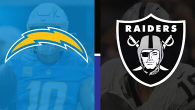 los-angeles-chargers vs las vegas raiders match player stats