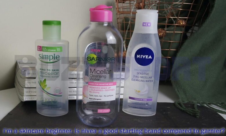 i’m a skincare beginner. is nivea a good starting brand compared to garnier?