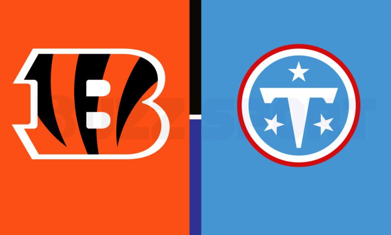 bengals vs tennessee titans match player stats