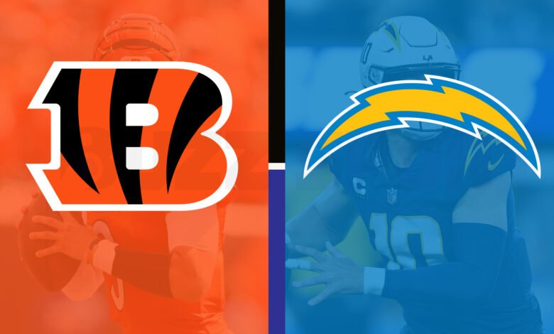 bengals vs chargers match player stats