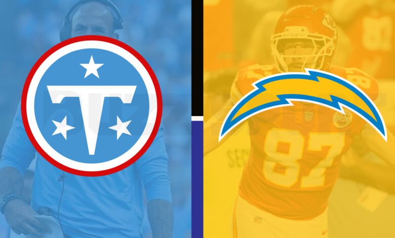 tennessee titans vs chargers match player stats