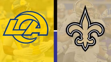 los angeles rams vs new orleans saints match player stats