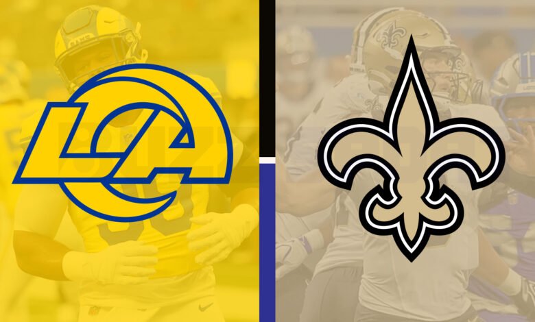 los angeles rams vs new orleans saints match player stats
