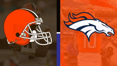 cleveland browns vs denver broncos match player stats