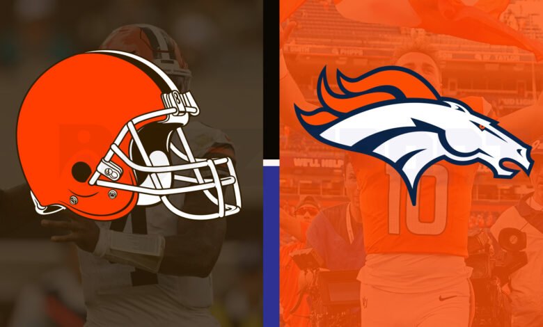 cleveland browns vs denver broncos match player stats
