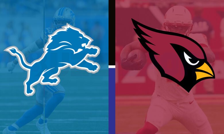 detroit lions vs arizona cardinals match player stats