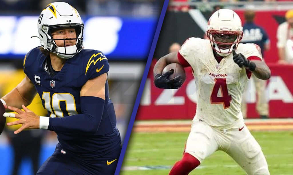 chargers vs arizona cardinals match player stats
