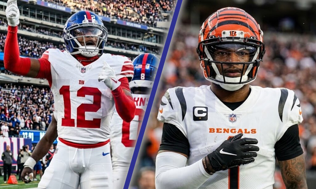 	bengals vs new york giants match player stats