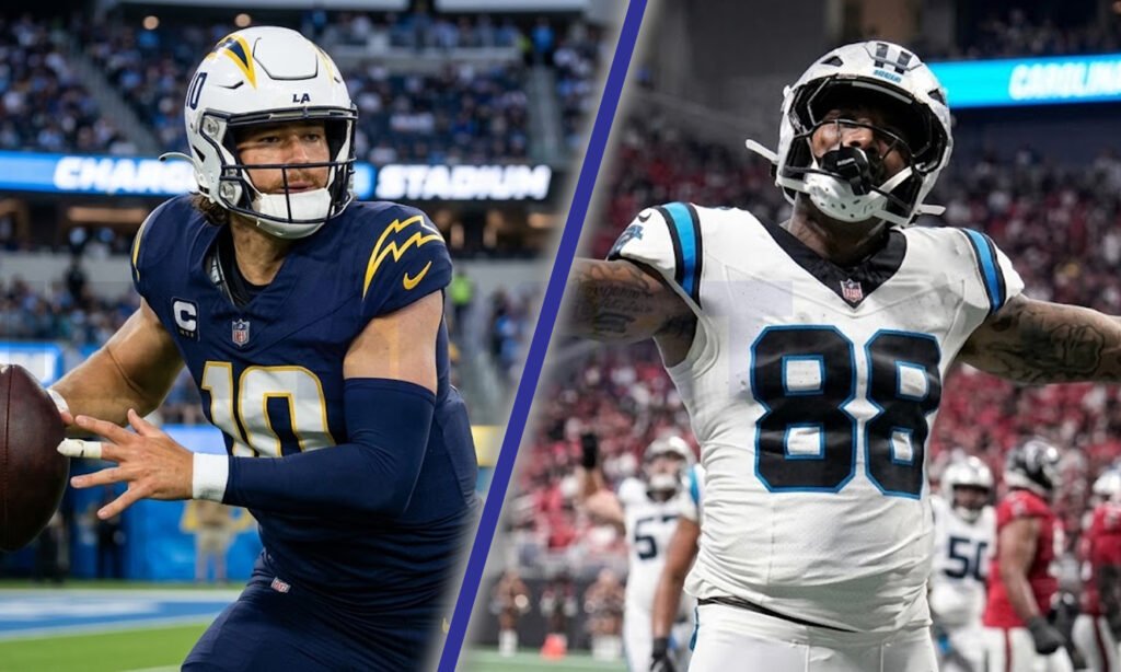 	los angeles chargers vs carolina panthers match player stats