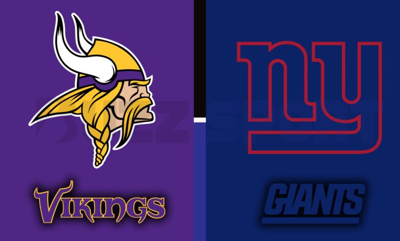 minnesota vikings vs new york giants match player stats
