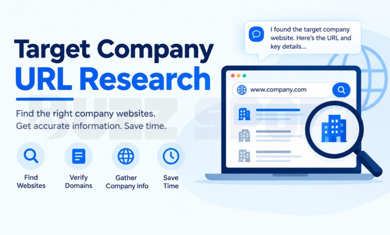 Target Company URL Research