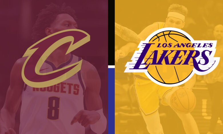 cleveland cavaliers vs lakers match player stats