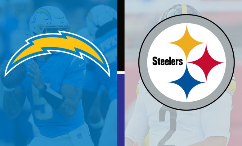 chargers vs pittsburgh steelers match player stats