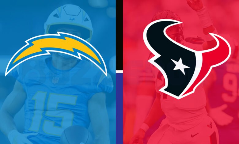 Chargers vs Texans Match Player Stats