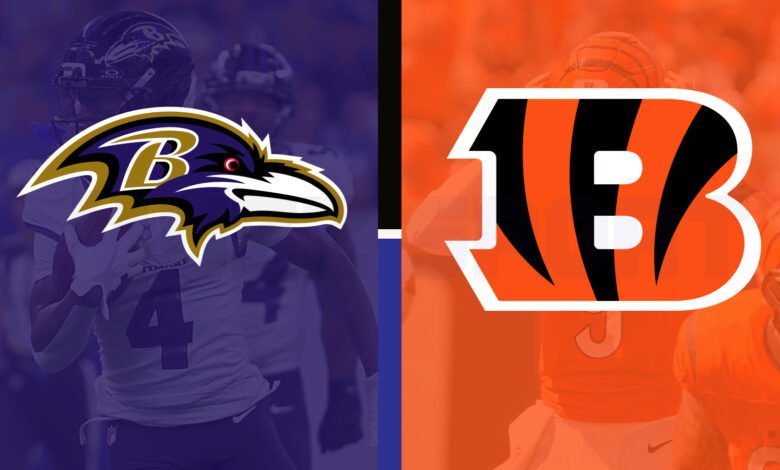 Baltimore Ravens vs Bengals Match Player Stats