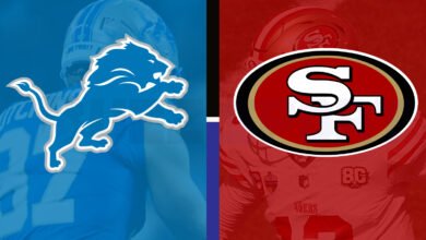detroit lions vs 49ers match player stats