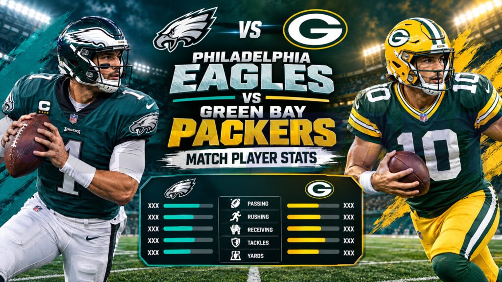 	philadelphia eagles vs green bay packers match player stats