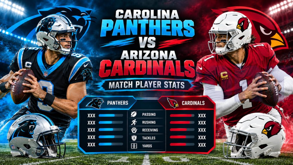 	carolina panthers vs arizona cardinals match player stats
